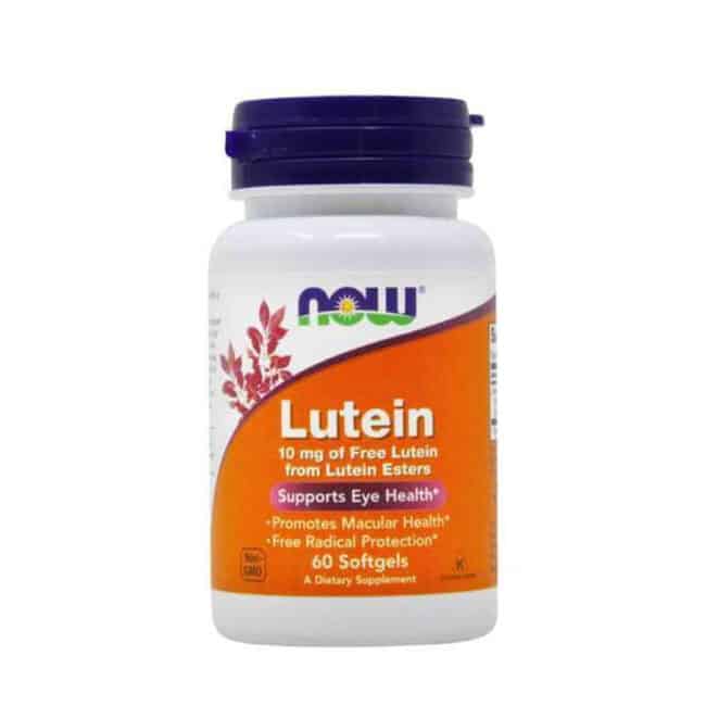 NOW - Lutein 10 mg (60 Softgels) - Supplement - Organic Village