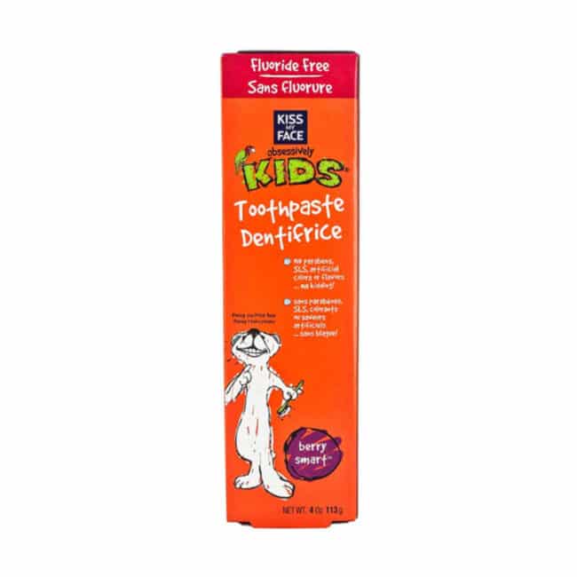 Kiss My Face - Berry Smart - Kids Toothpaste - Fluoride free