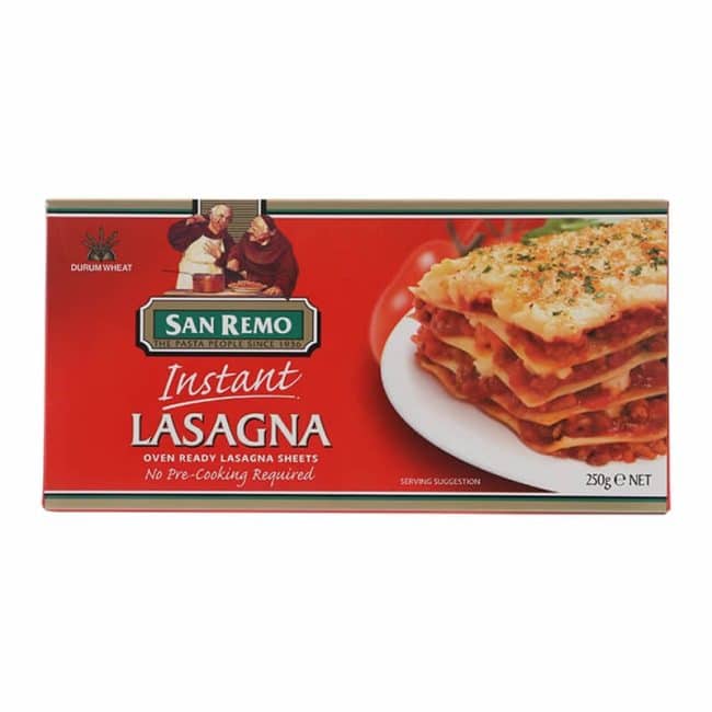 San Remo - Lasagna pasta 250 gr - Organic Village