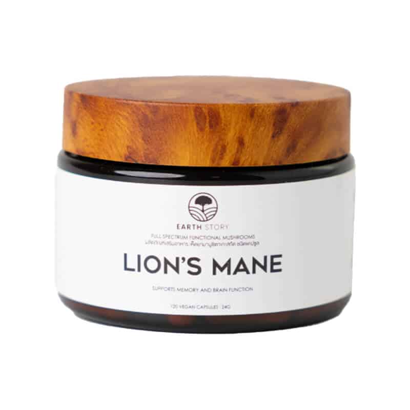 Earth_Story_Lion's_Mane_Mushroom_Extract_60_caps_Organic_Village
