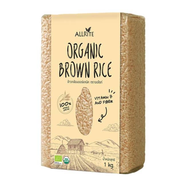 Allrite - Organic Brown Rice 1kg - Organic Village (3)