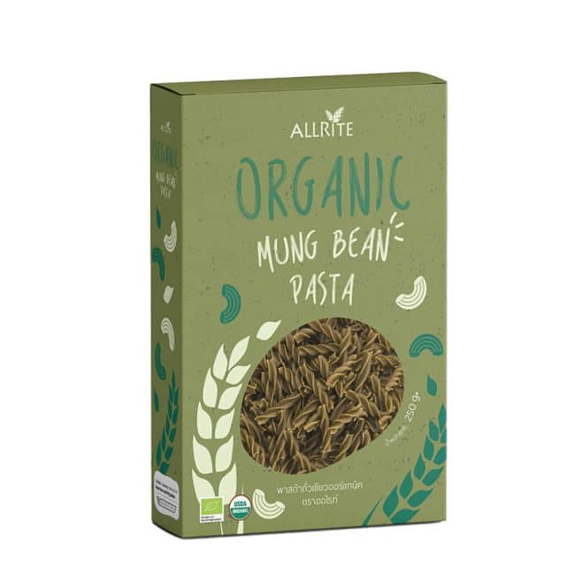 Allrite - Organic Mung Bean Pasta 250g - Organic Village (3)