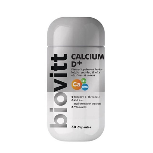 biovitt Calcium D+ 30 Capsule - organic village