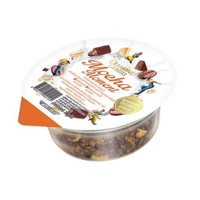 Diamond Grain_Granola in Cup _ Mocha _ 100% Vegan_Organic Village