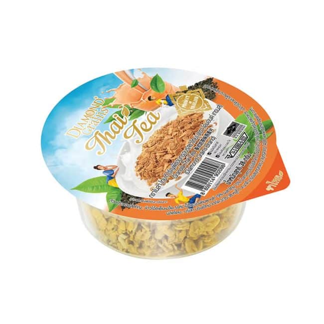 Diamond Grain_Granola in Cup _ Thai Tea_ 100% Vegan_Organic Village