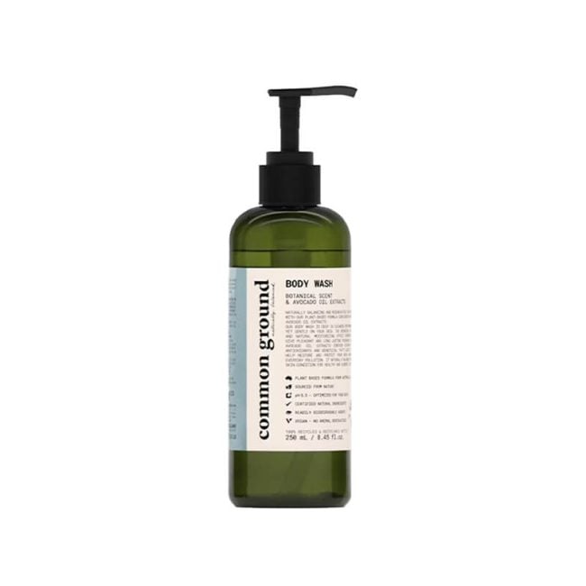 common ground_Body Wash_Botanical Scent & Avocado_250mL_Organic Village