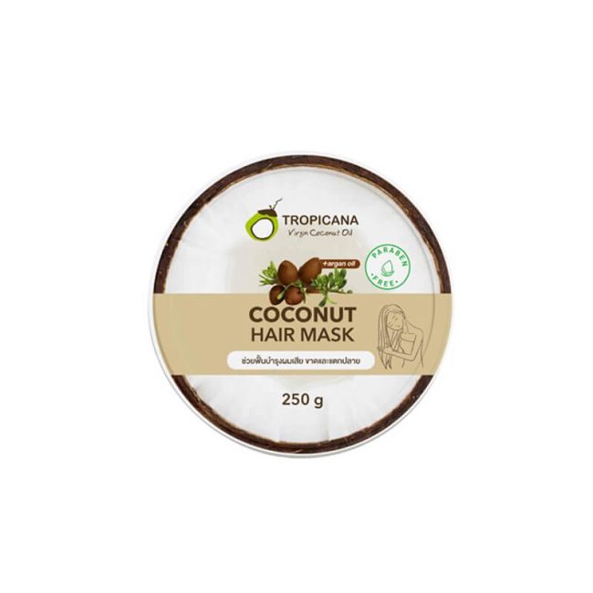 Coconut and Argan oil Hair Mask _ Paraben Free _ 250g_Organic Village