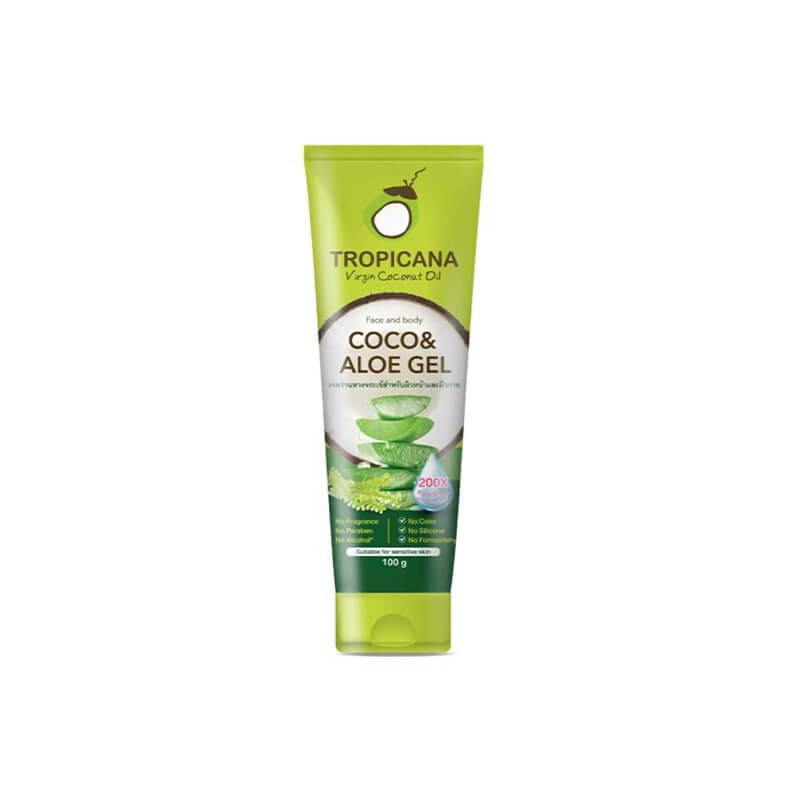 Tropicana_Coco & Aloe Gel _ Face and Body _ For sensitive skin_Organic Village