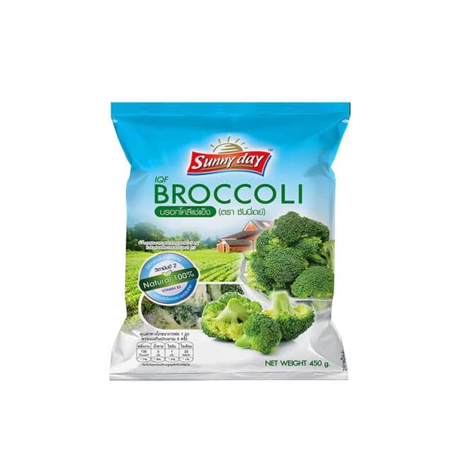 Sunny day Broccoli _ Frozen _ 100% Natural _ 450g_Organic Village