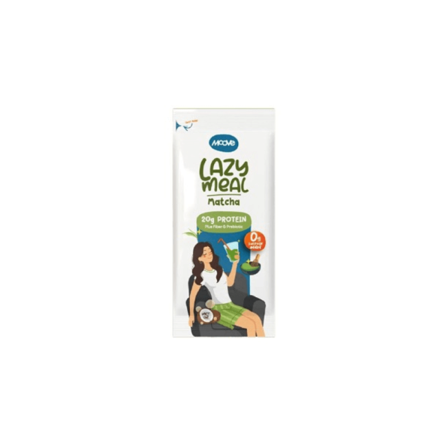 Moove Lazy Meal_Matcha flavor_Instant Drink Powder_Sachet_Organic Village