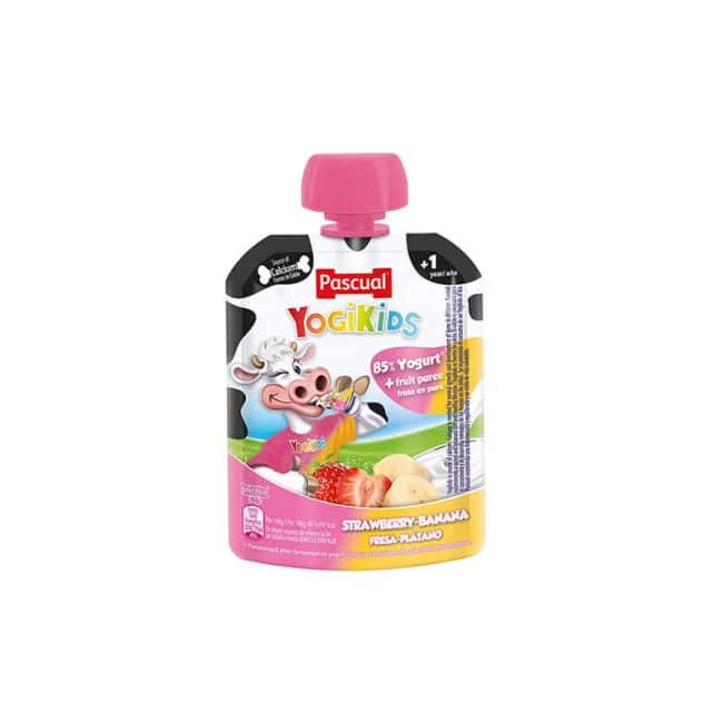 Pascual_Yogikids Drinking Yogurt _ Strawberry & Banana Flavors_Organic Village