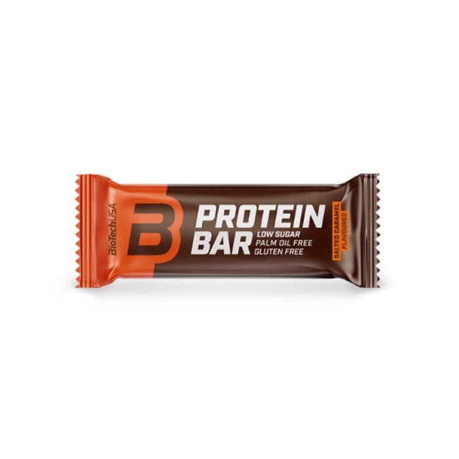 Protein Bar _ Salted Caramel Flavoured _ Gluten Free _ Low Sugar_Organic Village