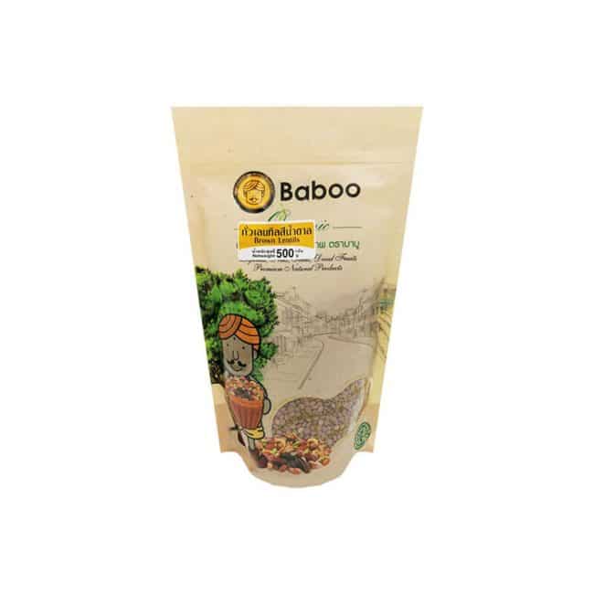 Baboo_Brown Lentils _ High Fiber _ Vegan baboo_Organic Village