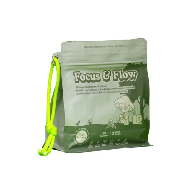 Earthling _ Focus & Flow _ Functional Mushroom Gummy_Organic Village