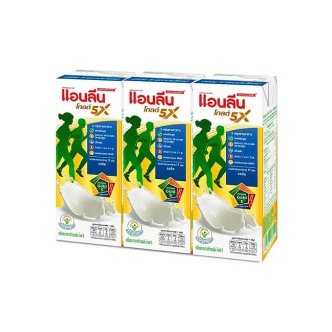 Anlene _ Gold UHT Milk Unsweetened _ 3 x 180ml_Organic Village