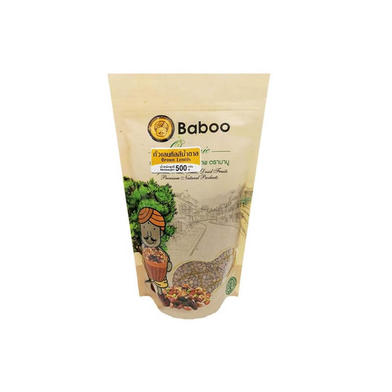 Baboo _ Brown Lentils _ Vegan _Organic Village