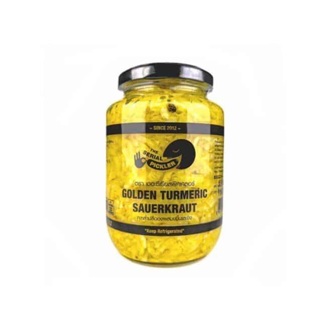 The Serial Pickler _ Golden Turmeric Sauerkraut _ Organic Village