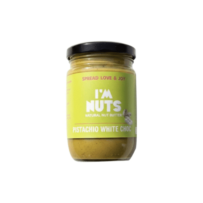 Natural Nut Butter _ Pistachio White Choc _ Vegan _ Gluten free_Organic Village