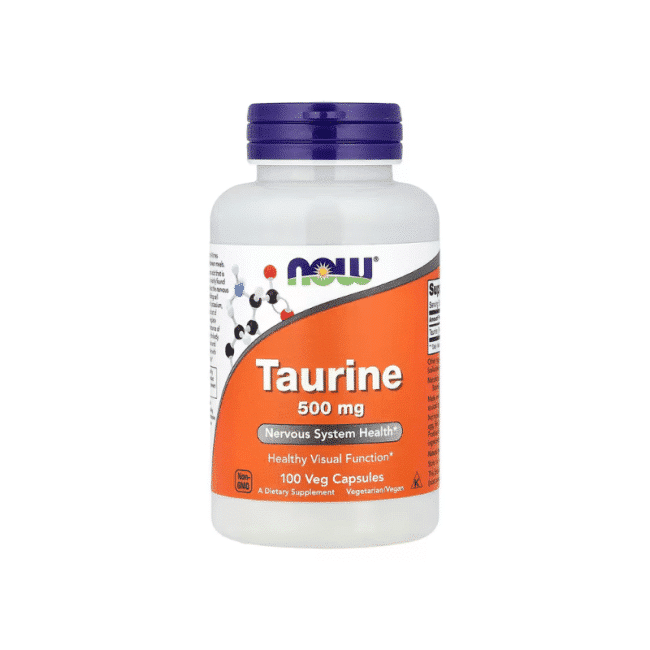 Taurine 500mg _ Nervous System Health _ 100 Veg Capsules_Organic Village