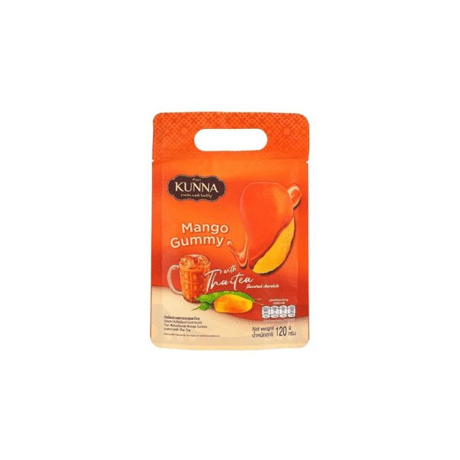 Mango Gummy _ Thai Mahachanok _ Coated With Thai Tea Flavored_Organic Village
