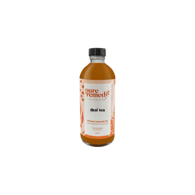 pure remedy_Kombucha _Organic Fermented Tea _ thai tea_Organic Village
