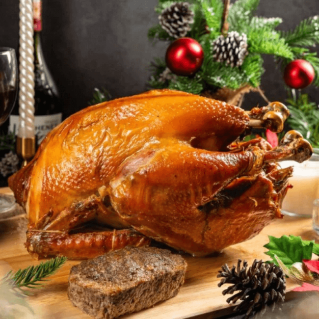 Pre-Cooked Frozen Stuffed Capon