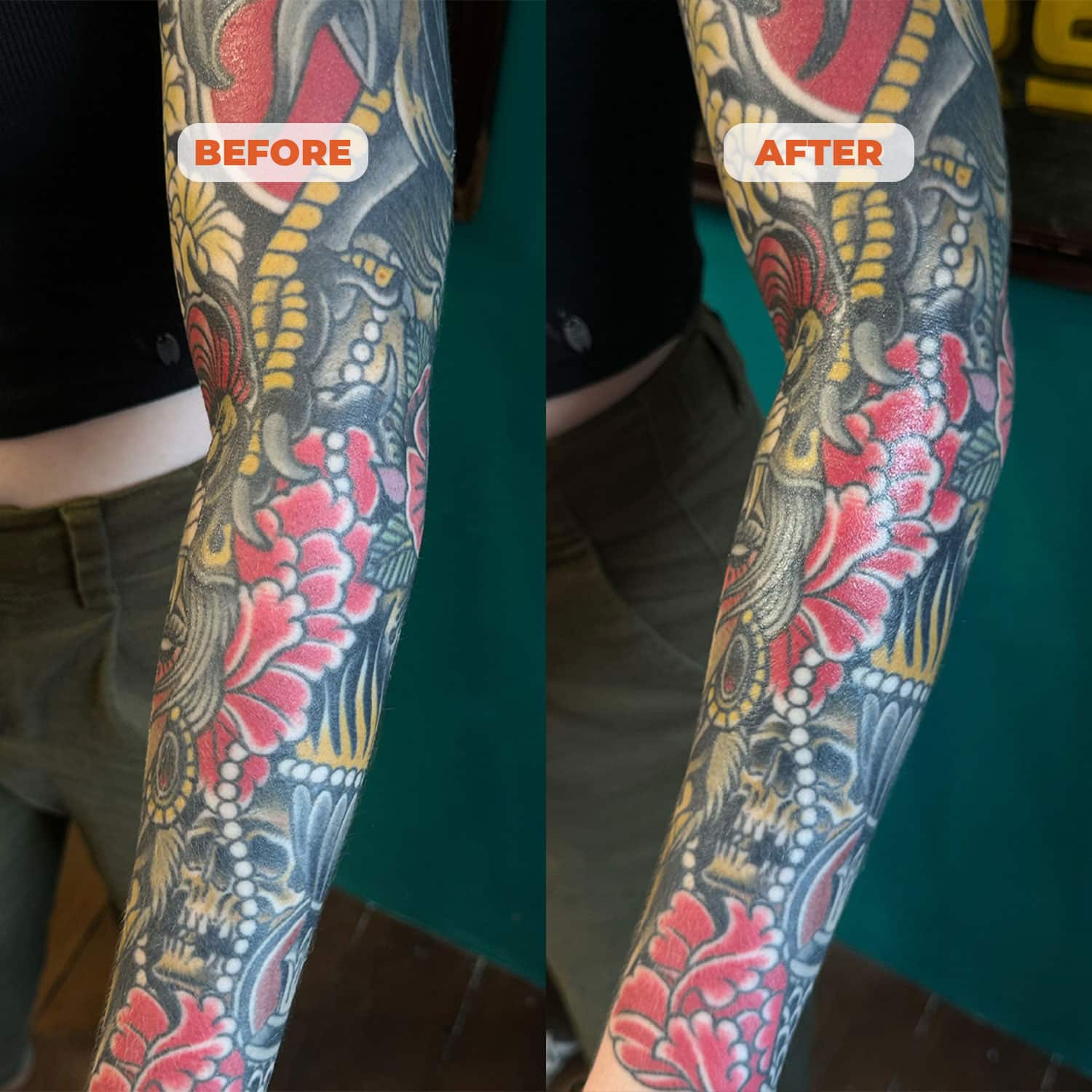 Natural Tattoo Balm - Collagen and Vitamin E - Vanilla - Image 2